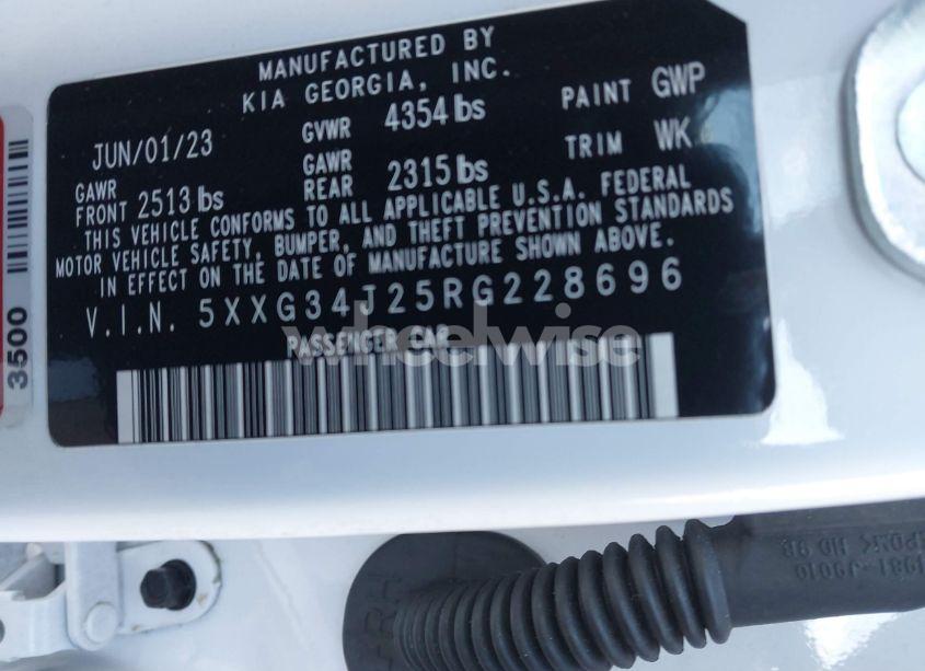 Photo 9 of 2024 Kia K5 EX (VIN 5XXG34J25RG228696)