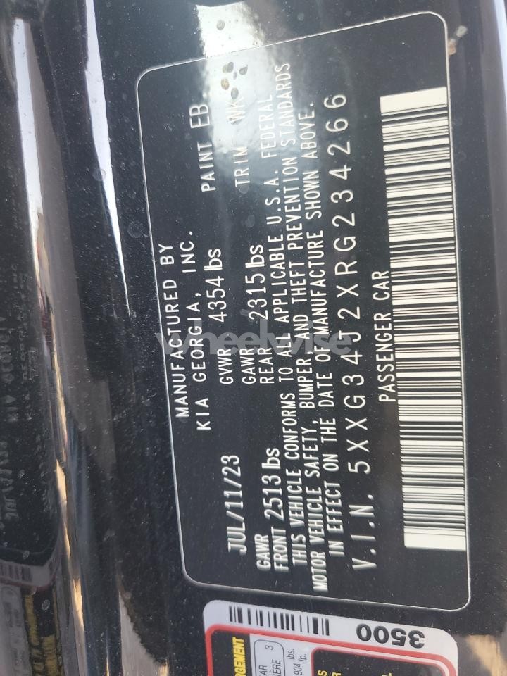 Photo 13 of 2024 KIA K5 EX (VIN 5XXG34J2XRG234266)