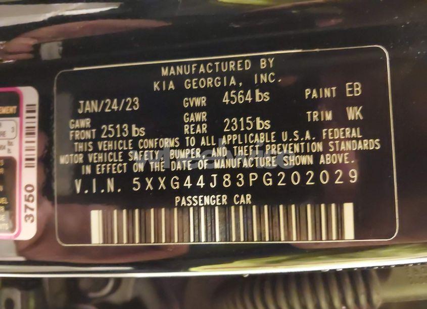Photo 9 of 2023 Kia K5 GT (VIN 5XXG44J83PG202029)