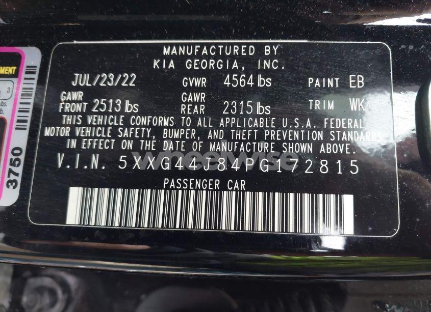 Photo 9 of 2023 Kia K5 GT (VIN 5XXG44J84PG172815)