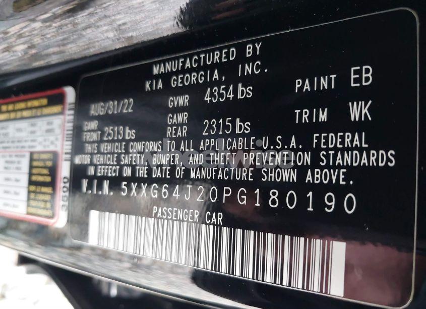 Photo 9 of 2023 Kia K5 GT-LINE (VIN 5XXG64J20PG180190)