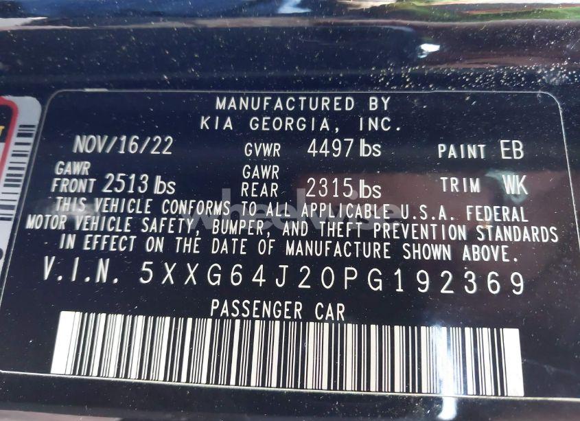 Photo 9 of 2023 Kia K5 GT-LINE (VIN 5XXG64J20PG192369)