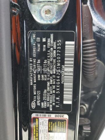Photo 7 of 2021 KIA K5 GT LINE (VIN 5XXG64J21MG077355)
