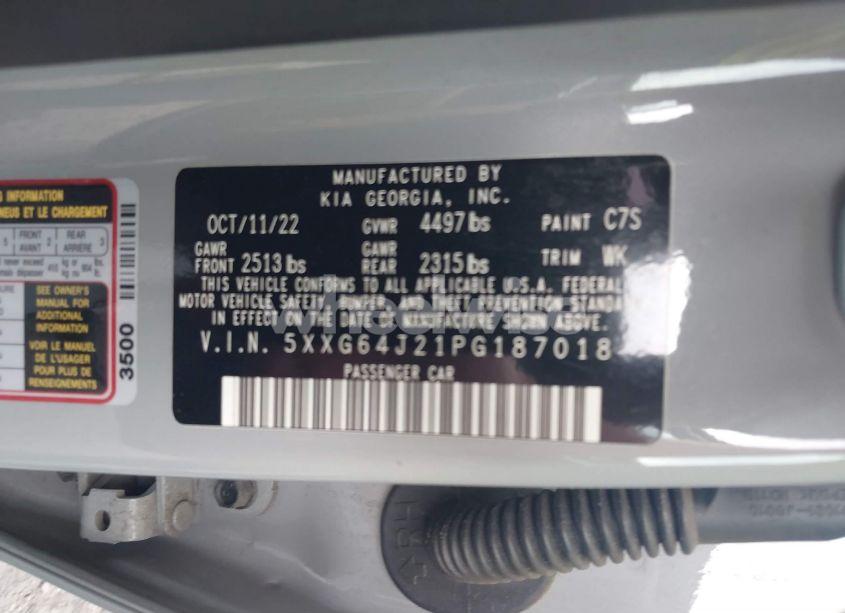 Photo 9 of 2023 Kia K5 GT-LINE (VIN 5XXG64J21PG187018)