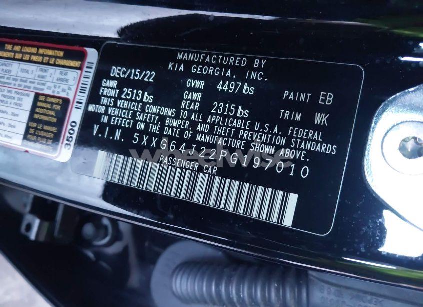 Photo 9 of 2023 Kia K5 GT-LINE (VIN 5XXG64J22PG197010)