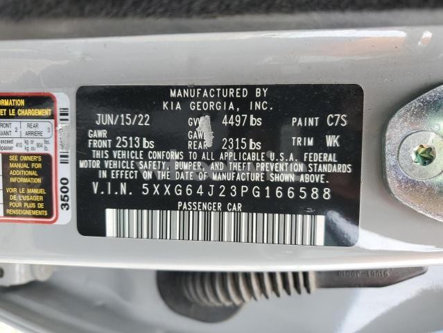Photo 10 of 2023 KIA K5 GT LINE (VIN 5XXG64J23PG166588)