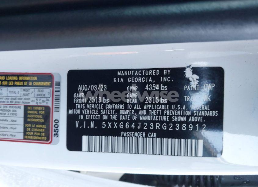 Photo 9 of 2024 Kia K5 GT-LINE (VIN 5XXG64J23RG238912)