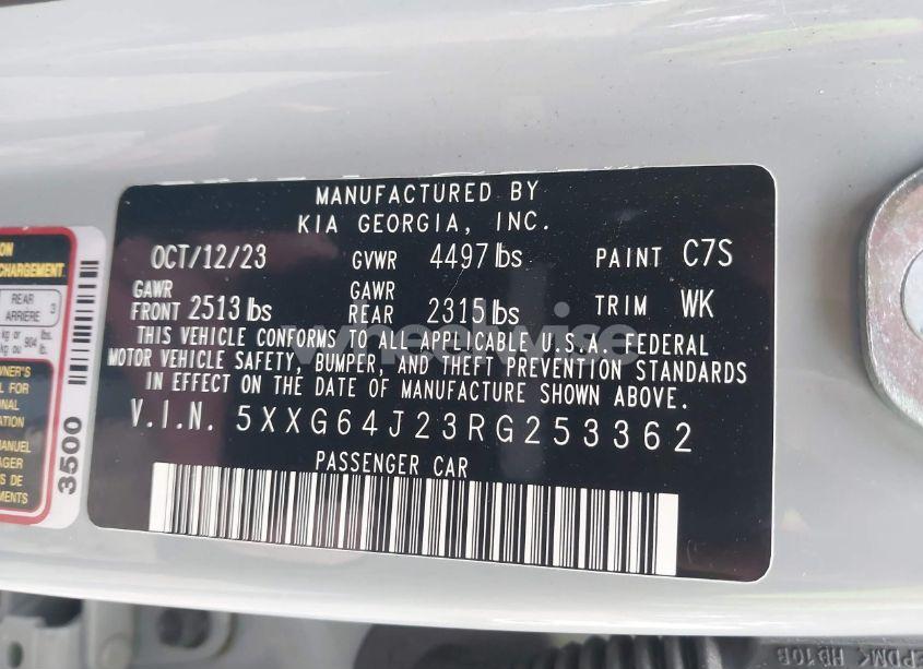 Photo 9 of 2024 Kia K5 GT-LINE (VIN 5XXG64J23RG253362)