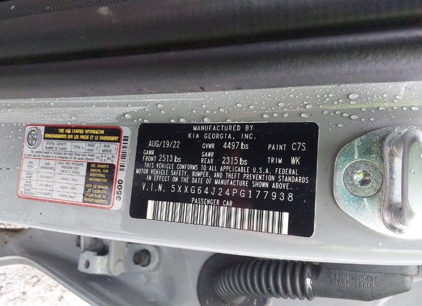 Photo 9 of 2023 Kia K5 GT-LINE (VIN 5XXG64J24PG177938)
