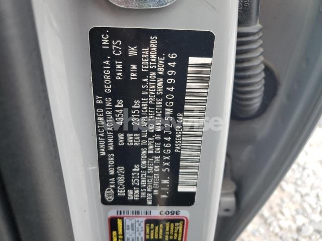 2021 KIA K5 GT LINE (VIN 5XXG64J25MG049946) main photo