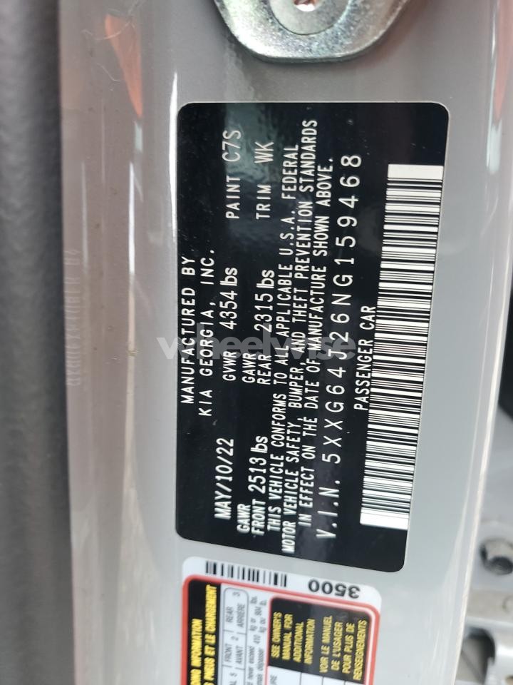 Photo 12 of 2022 KIA K5 GT LINE (VIN 5XXG64J26NG159468)