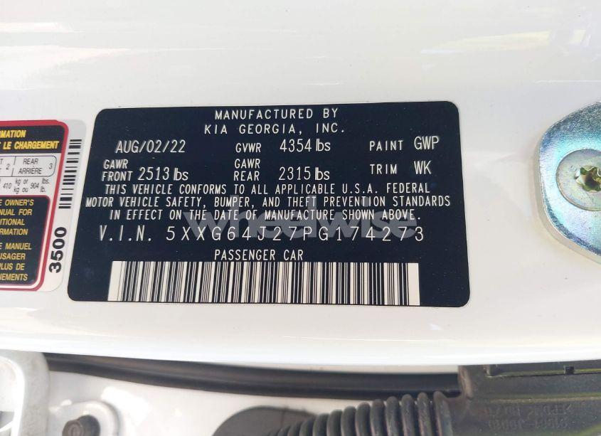 Photo 9 of 2023 Kia K5 GT-LINE (VIN 5XXG64J27PG174273)
