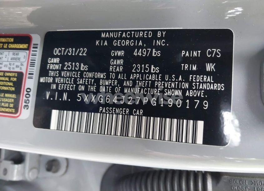 Photo 9 of 2023 Kia K5 GT-LINE (VIN 5XXG64J27PG190179)