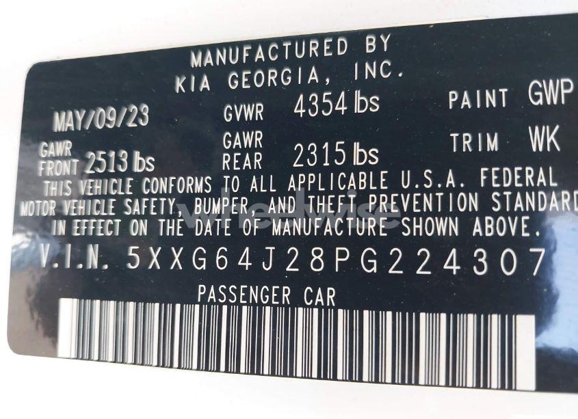 Photo 9 of 2023 Kia K5 GT-LINE (VIN 5XXG64J28PG224307)