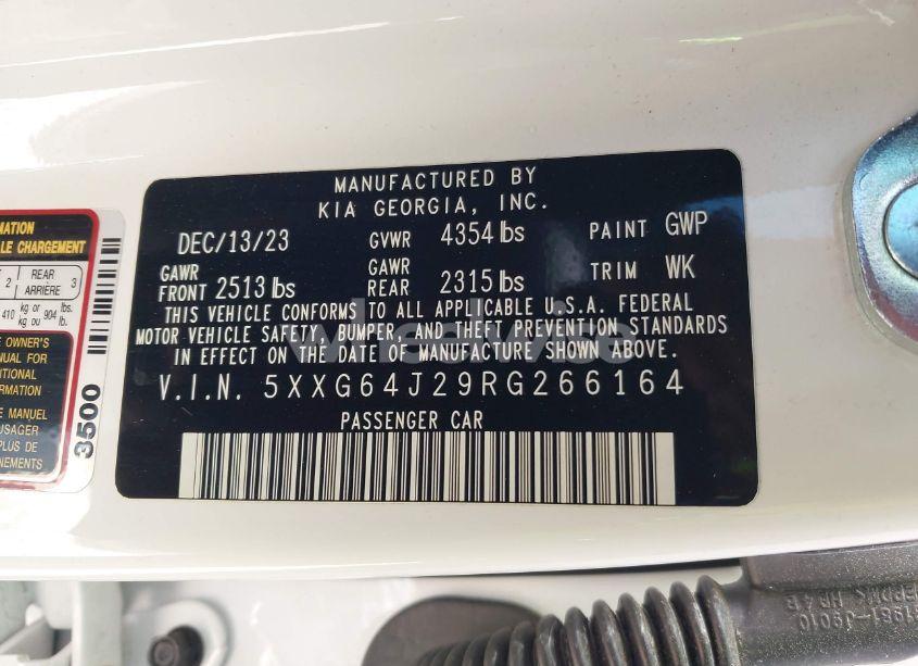 Photo 9 of 2024 Kia K5 GT-LINE (VIN 5XXG64J29RG266164)