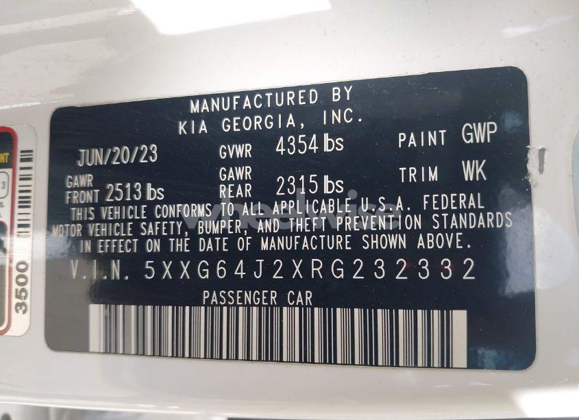 Photo 9 of 2024 Kia K5 GT-LINE (VIN 5XXG64J2XRG232332)