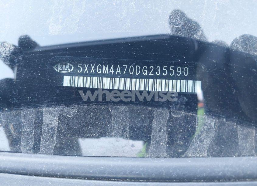 Photo 9 of 2013 Kia Optima LX (VIN 5XXGM4A70DG235590)