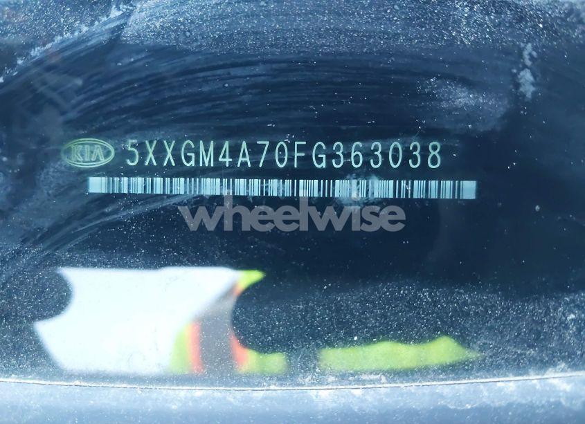 Photo 9 of 2015 Kia Optima LX (VIN 5XXGM4A70FG363038)