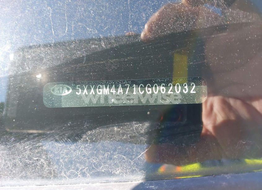 Photo 9 of 2012 Kia Optima LX (VIN 5XXGM4A71CG062032)