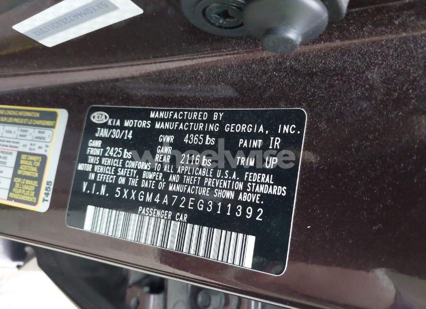 Photo 9 of 2014 Kia Optima LX (VIN 5XXGM4A72EG311392)