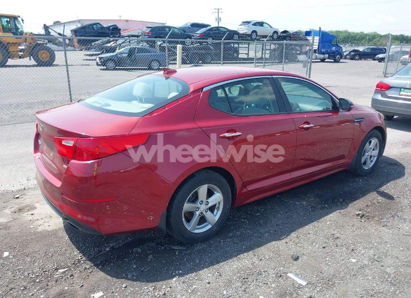 Photo 4 of 2015 Kia Optima LX (VIN 5XXGM4A72FG407864)