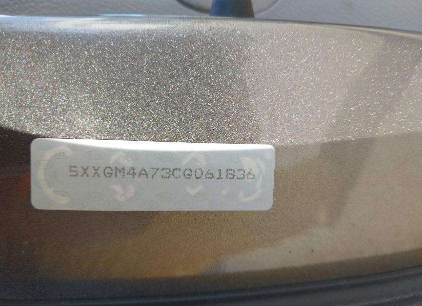 Photo 9 of 2012 Kia Optima LX (VIN 5XXGM4A73CG061836)