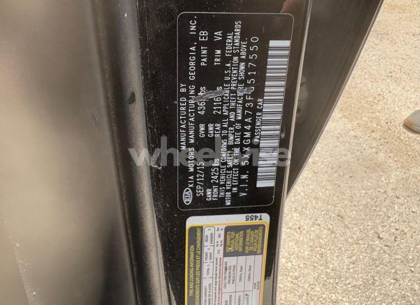 Photo 9 of 2015 Kia Optima LX (VIN 5XXGM4A73FG517550)