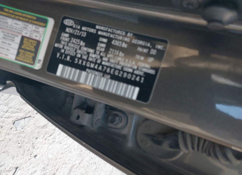 Photo 9 of 2014 Kia Optima LX (VIN 5XXGM4A76EG290241)