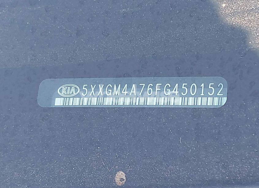 Photo 9 of 2015 Kia Optima LX (VIN 5XXGM4A76FG450152)