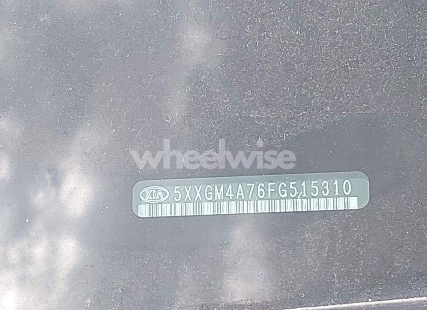 Photo 9 of 2015 Kia Optima LX (VIN 5XXGM4A76FG515310)