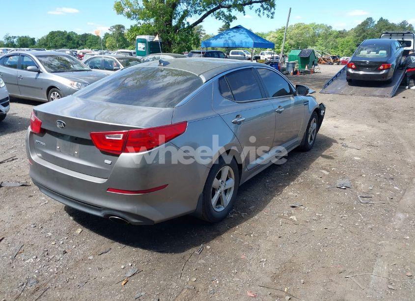 Photo 4 of 2015 Kia Optima LX (VIN 5XXGM4A76FG518823)
