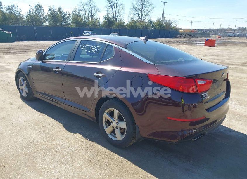 Photo 3 of 2014 Kia Optima LX (VIN 5XXGM4A77EG335381)