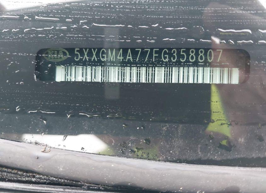 Photo 9 of 2015 Kia Optima LX (VIN 5XXGM4A77FG358807)