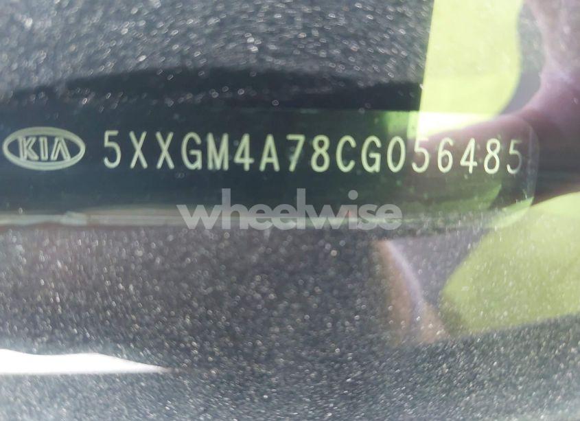 Photo 9 of 2012 Kia Optima LX (VIN 5XXGM4A78CG056485)