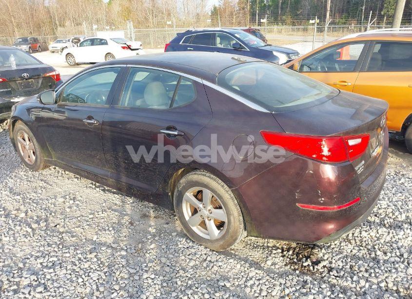 Photo 3 of 2014 Kia Optima LX (VIN 5XXGM4A79EG310210)