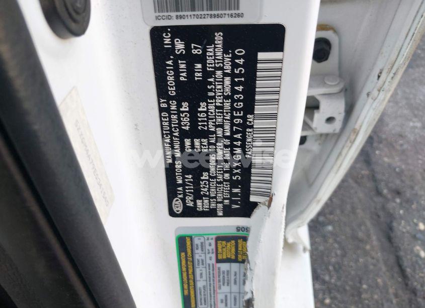 Photo 9 of 2014 Kia Optima LX (VIN 5XXGM4A79EG341540)