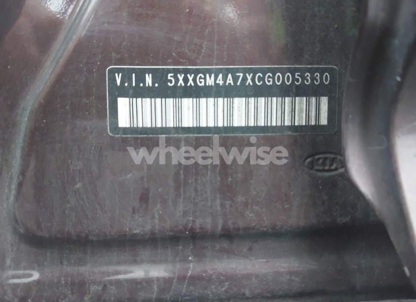 Photo 9 of 2012 Kia Optima LX (VIN 5XXGM4A7XCG005330)