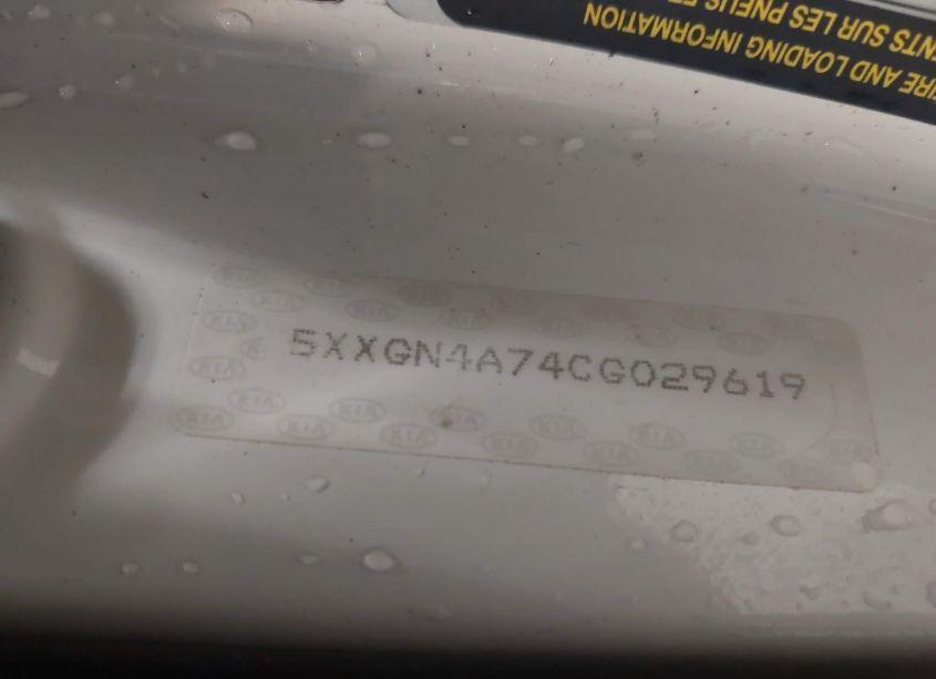 Photo 19 of 2012 Kia Optima EX (VIN 5XXGN4A74CG029619)