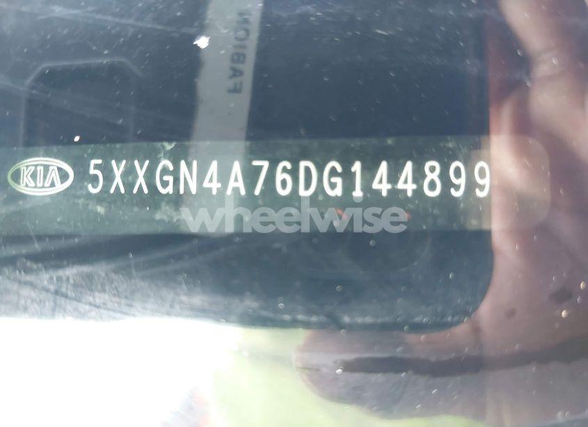 Photo 9 of 2013 Kia Optima EX (VIN 5XXGN4A76DG144899)