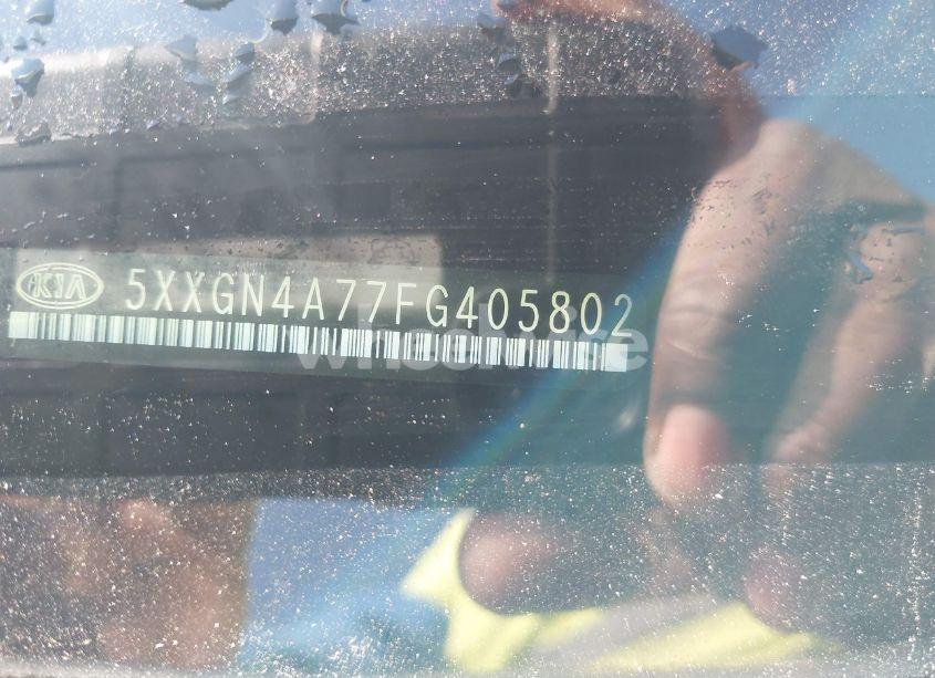 Photo 9 of 2015 Kia Optima EX (VIN 5XXGN4A77FG405802)