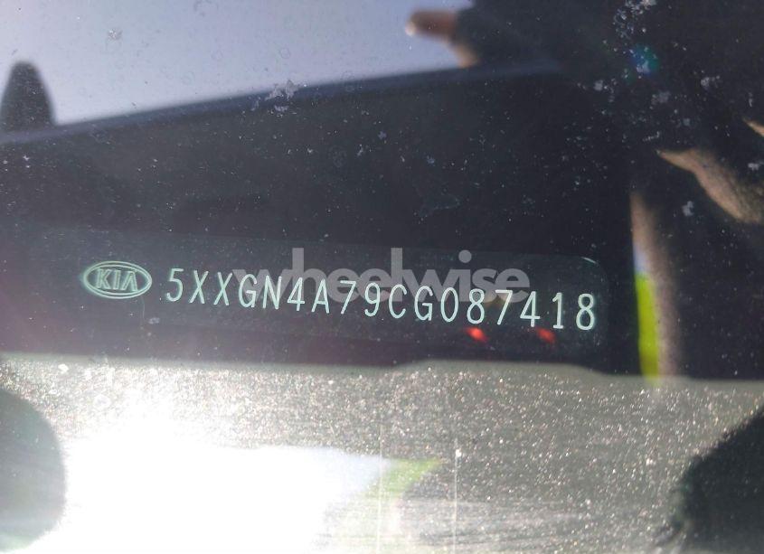 Photo 9 of 2012 Kia Optima EX (VIN 5XXGN4A79CG087418)