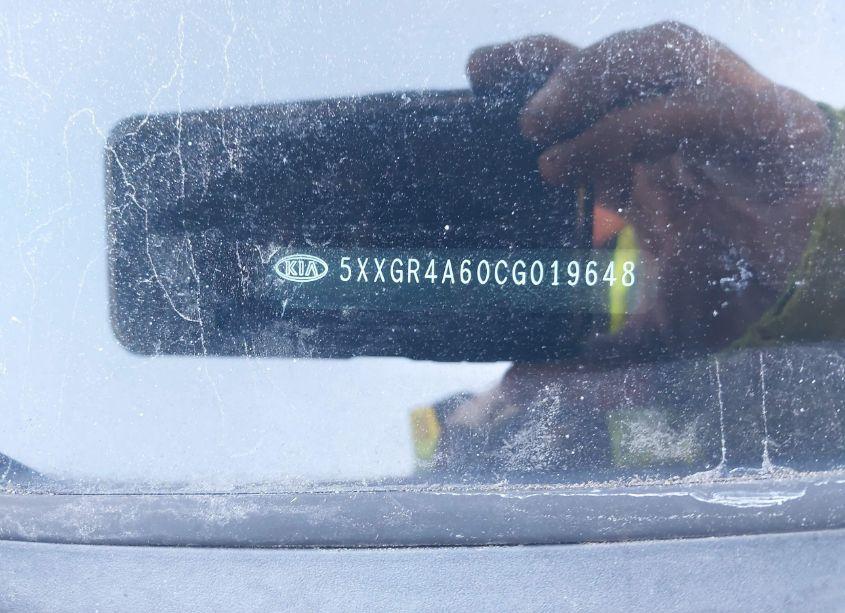 Photo 12 of 2012 Kia Optima SX (VIN 5XXGR4A60CG019648)