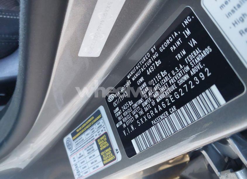 Photo 9 of 2014 Kia Optima SXL TURBO (VIN 5XXGR4A62EG272392)