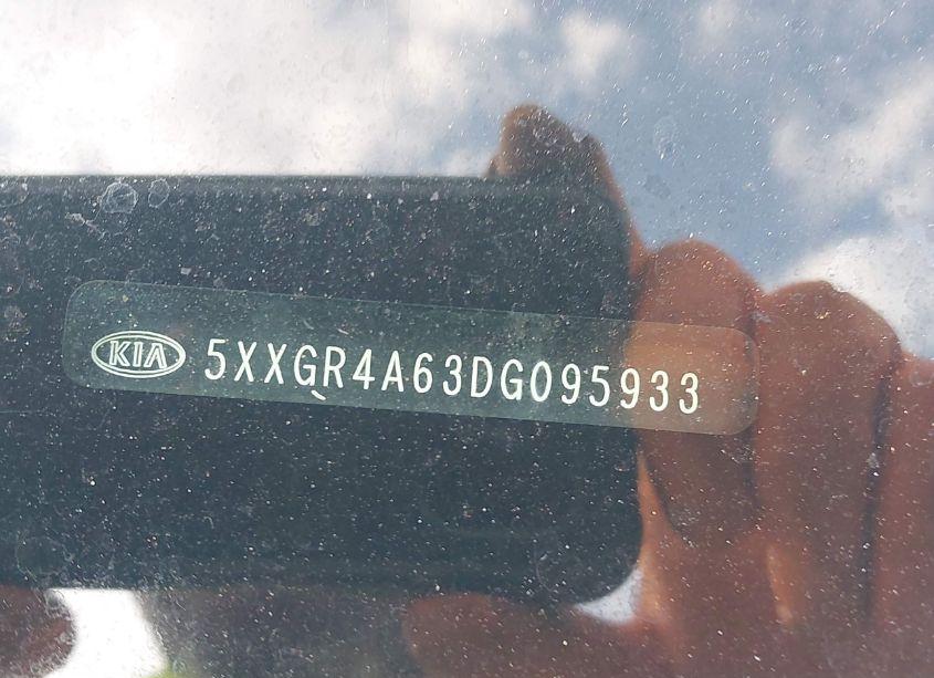 Photo 9 of 2013 Kia Optima SX (VIN 5XXGR4A63DG095933)