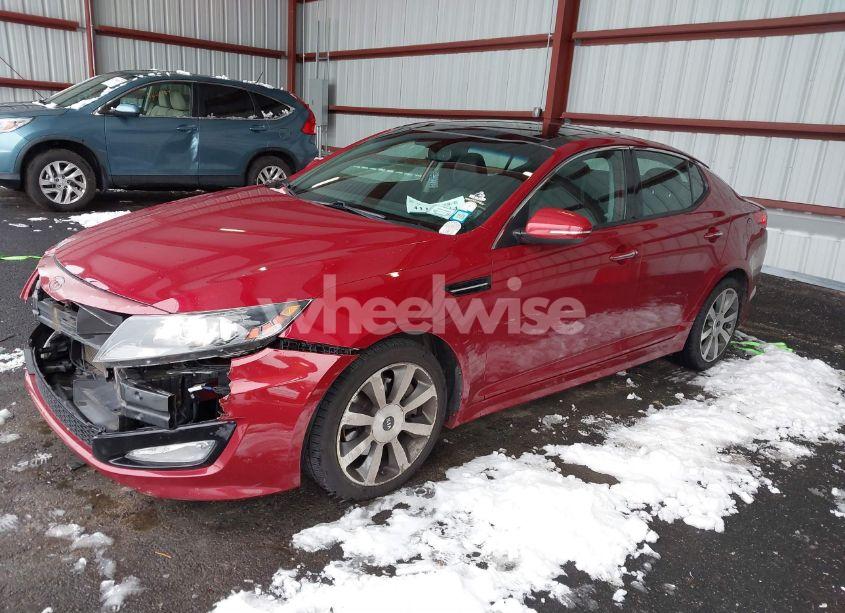 Photo 2 of 2012 Kia Optima SX (VIN 5XXGR4A64CG019698)