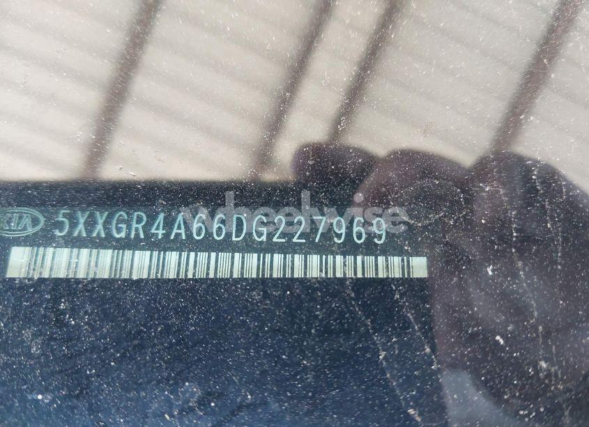 Photo 9 of 2013 Kia Optima SX (VIN 5XXGR4A66DG227969)