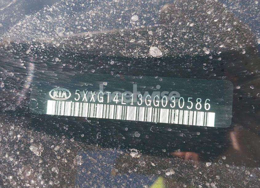 Photo 9 of 2016 Kia Optima LX TURBO (VIN 5XXGT4L13GG030586)