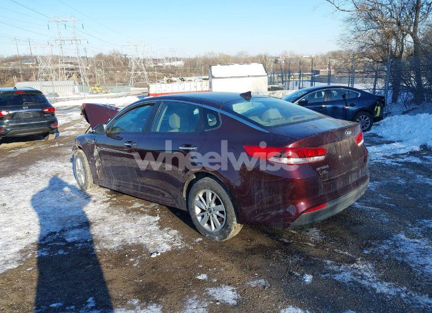Photo 3 of 2016 Kia Optima LX (VIN 5XXGT4L30GG004724)