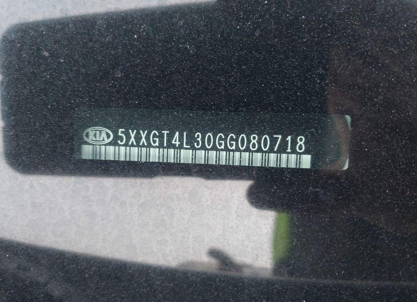 Photo 17 of 2016 Kia Optima LX (VIN 5XXGT4L30GG080718)