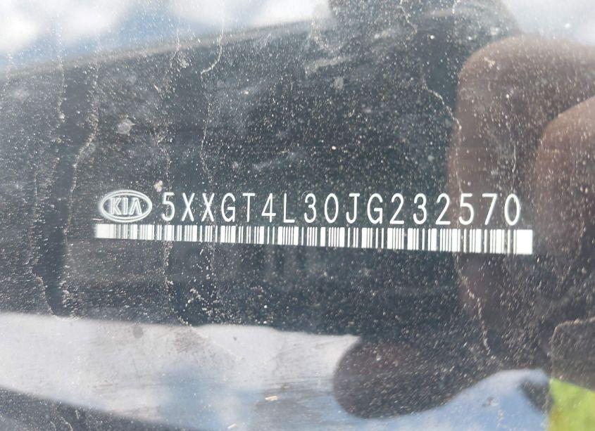 Photo 9 of 2018 Kia Optima LX (VIN 5XXGT4L30JG232570)